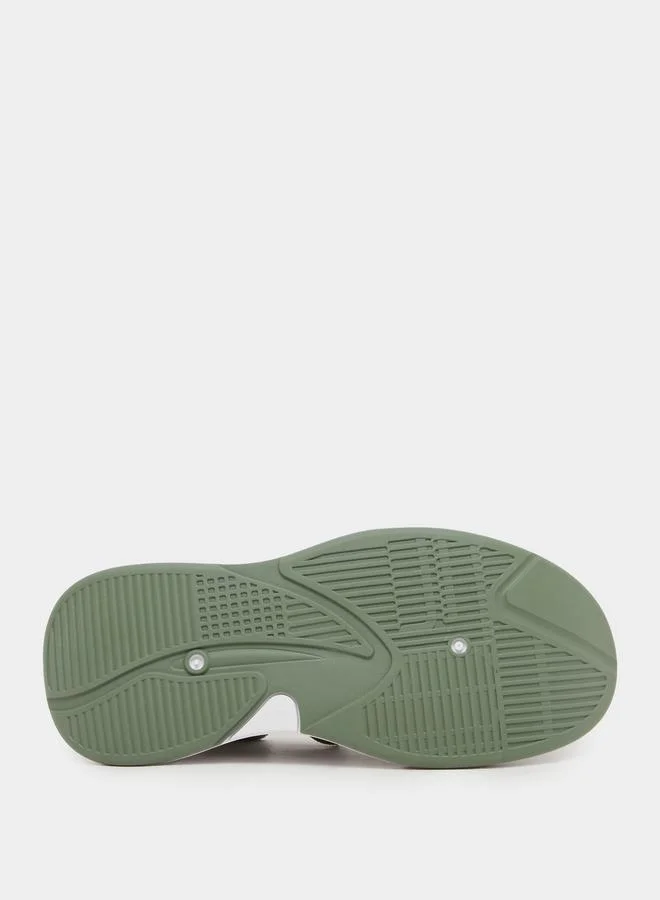 Styli Styli Knitted Chunky Sole Lace Up Sneakers
