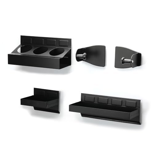 Mayouko Magnetic Toolbox Shelf, Tray and Holder, 4-Piece Magnetic Toolbox Tray Set Tool Box Cabinet Side Shelf Storage, Workshop - Image 1