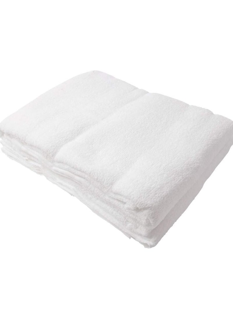 REBENUO Ihram clothes for men for Hajj and Umrah - 2 white towels - 100% natural healthy combed cotton towels, weight 1000 grams,  - Image 2