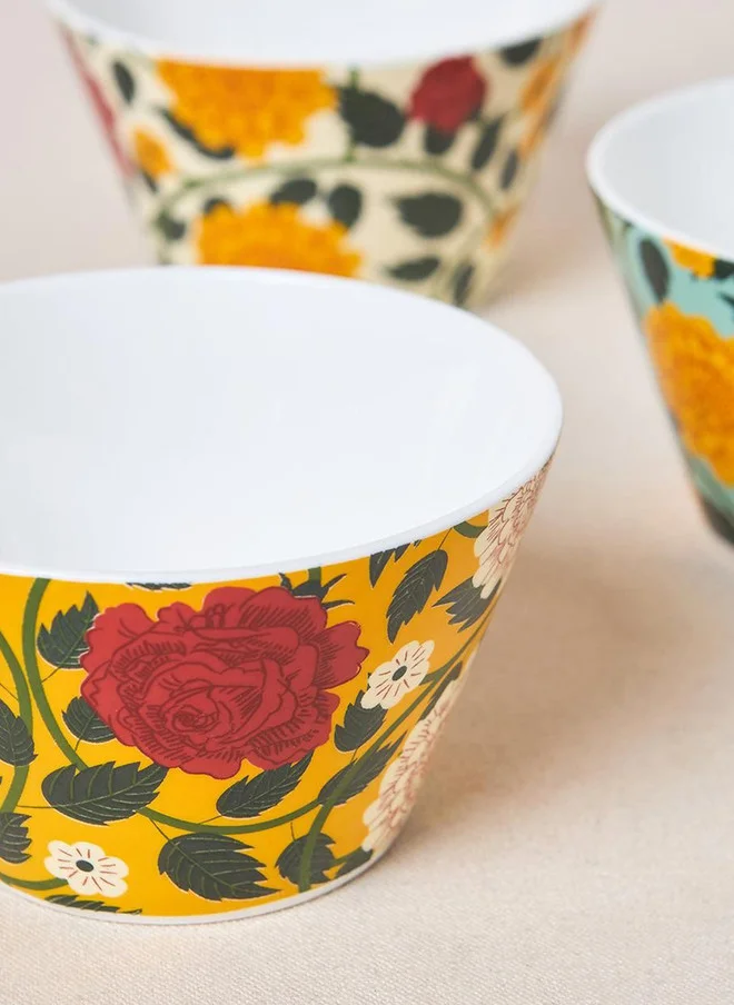 Chumbak  Rani Bagh Bowls Gift Set - Set of 3, 320 ml | Palace Memoirs  | Best Price UAE