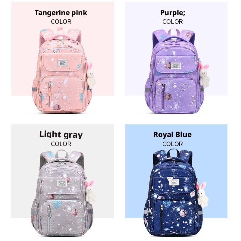 Sesame Baby Kids Backpack for Girls Grades 1-6, Lightweight School Backpack - Image 2
