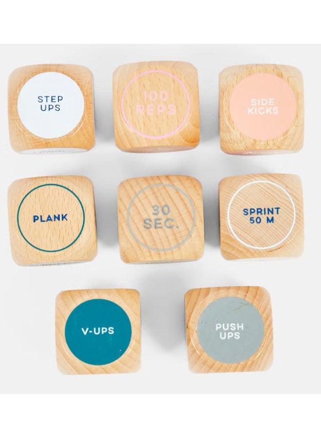 تشيبو مجموعة نرد التمرين من تشيبو (8 نرد من الخشب الصلب) - Image 3