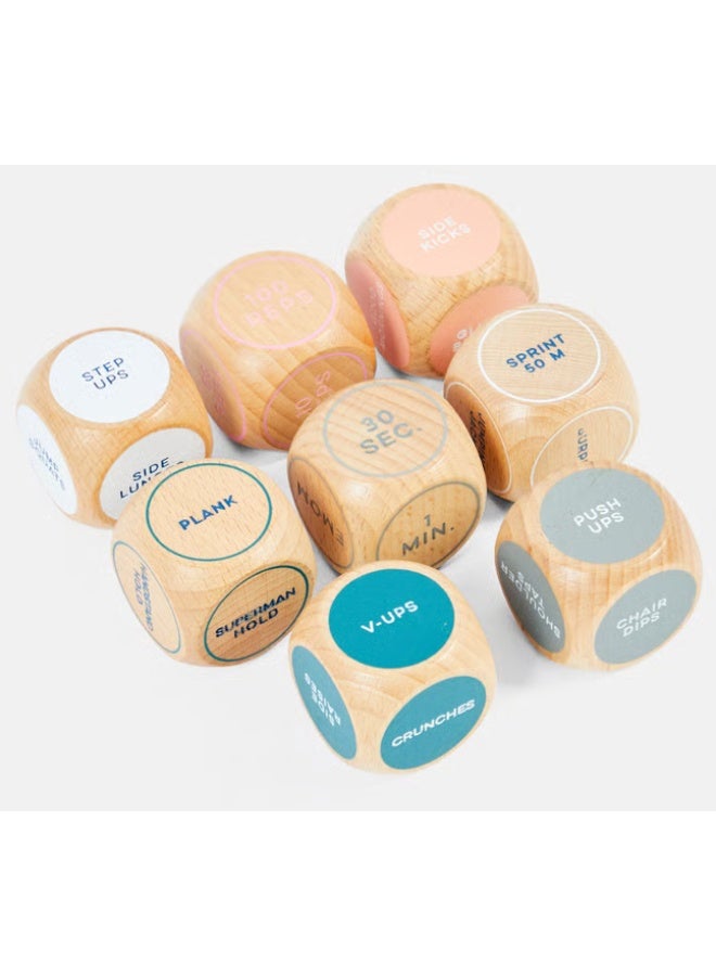 تشيبو مجموعة نرد التمرين من تشيبو (8 نرد من الخشب الصلب) - Image 4