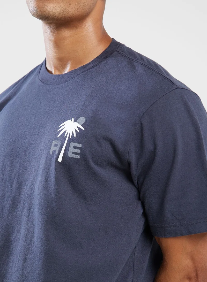 امريكان ايجل Logo Detail Crew Neck T-Shirt