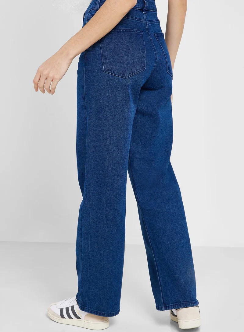 Ginger High Waist Wide Leg Jeans