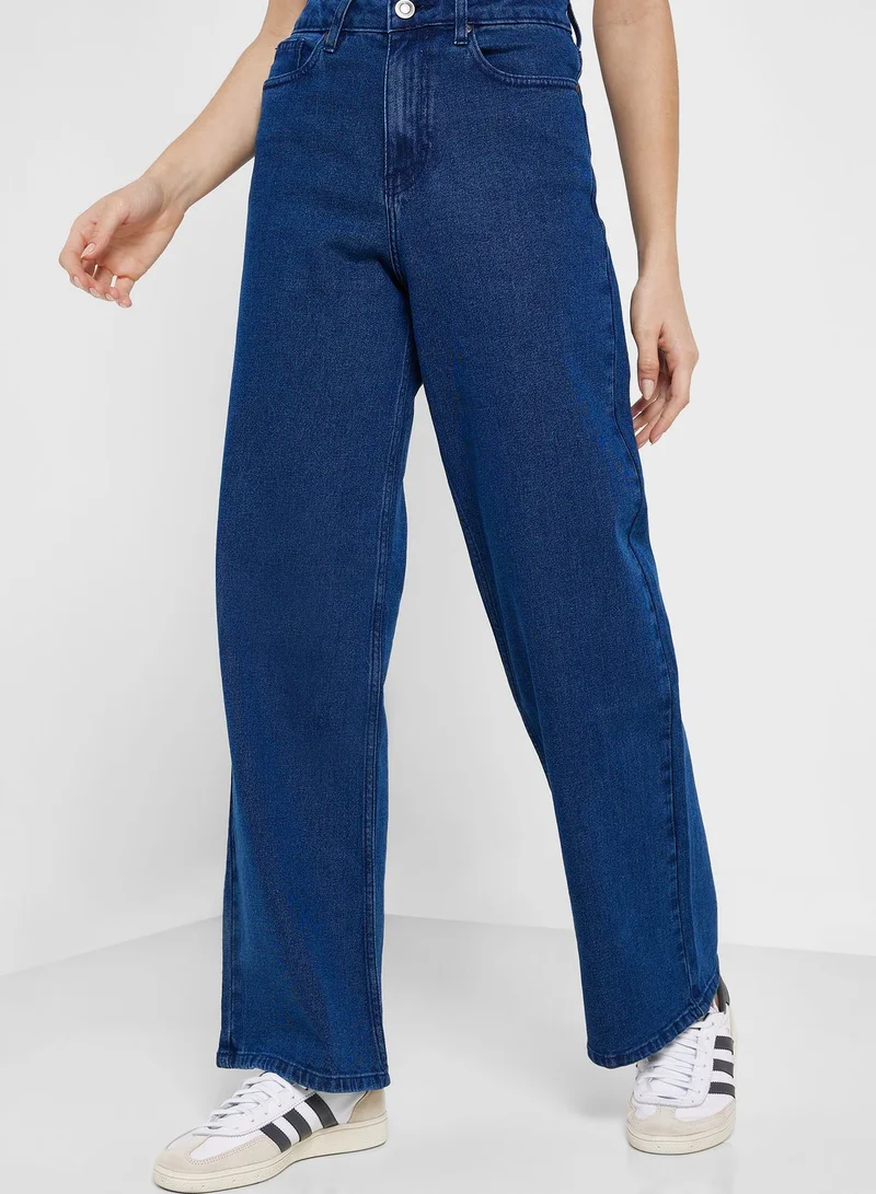 Ginger High Waist Wide Leg Jeans