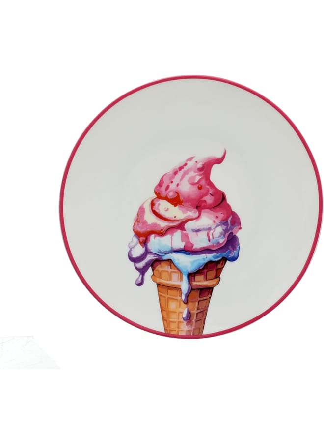 Rosa By Fathy Mahmoud (Ice Cream 2 Dessert Plate 21 Cm Coup) - Image 2