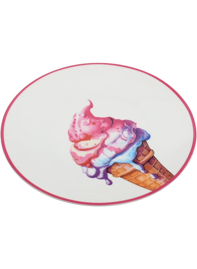 Rosa By Fathy Mahmoud (Ice Cream 2 Dessert Plate 21 Cm Coup) - Image 1