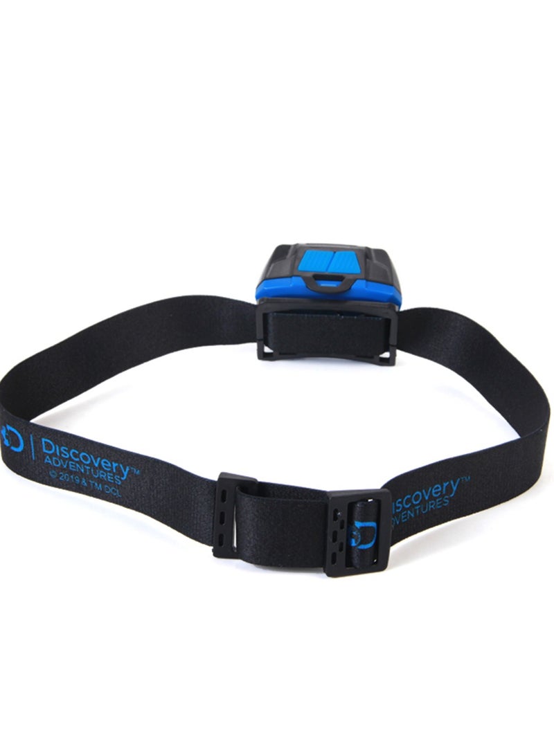 ديسكفري مصباح أمامي للتخييم، والمشي لمسافات طويلة، وصيد الأسماك، والعمل، مصباح أمامي مع مستشعر ضوء ذكي، حزام مريح وقابل للتعديل، ضوء قوي ساطع، مصباح أمامي مقاوم للماء ومتين للاستخدام الخارجي والداخلي - Image 3