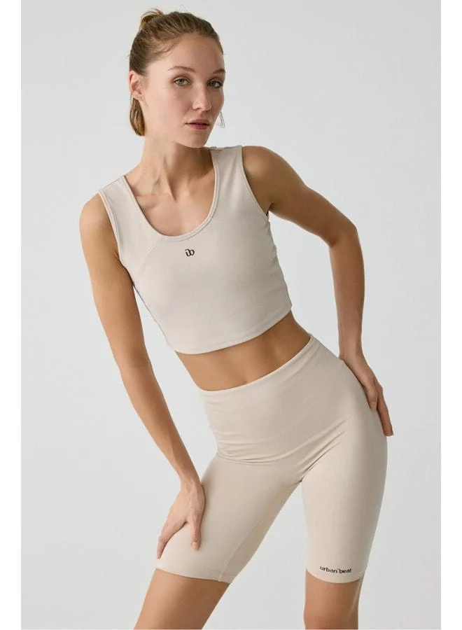Urban Beat  NAYLA Women's Tank Top Sportswear Stone-Colored Bustier. for Women | Best Price UAE