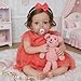 SCOM Reborn Baby Doll 20 Inch Realistic Toddler Girl Doll with Soft Weighted Cloth Body Vinyl Limbs HandRooted Hair Magnetic Pacifier Gift Box Accessories Set ASTM F963 Tested for Kids 3 - Image 2