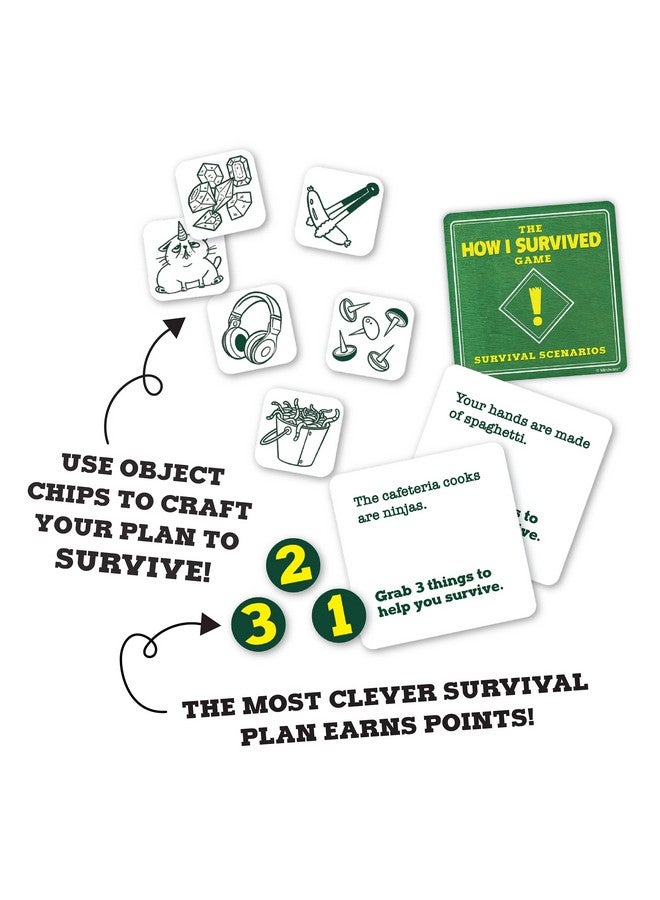 MindWare The How I Survived Game - Hilarious Card Game for Kids & Adults - Laugh ‘til You cry, Super Funny Kid-Humor Game - Gift for Boys & Girls Ages 8+ - Image 4