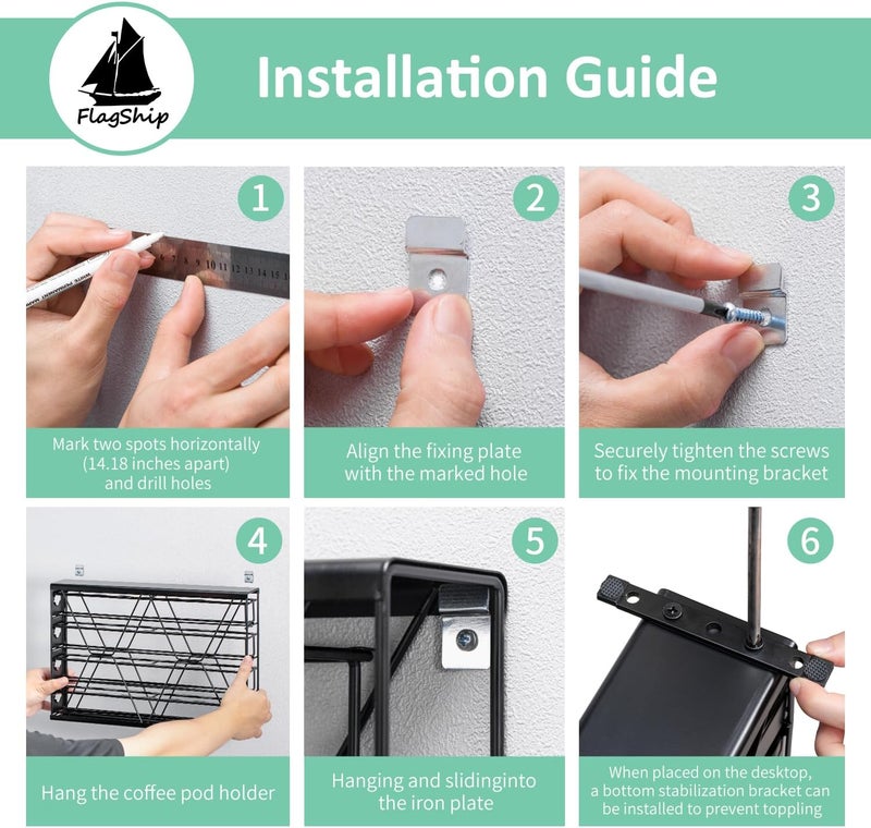 Flagship K Cup Holder Drawer 3 Tier Coffee Pod Holder for K Pod Save Space Countertop Kitchen (24 Pods Capacity) - Image 4