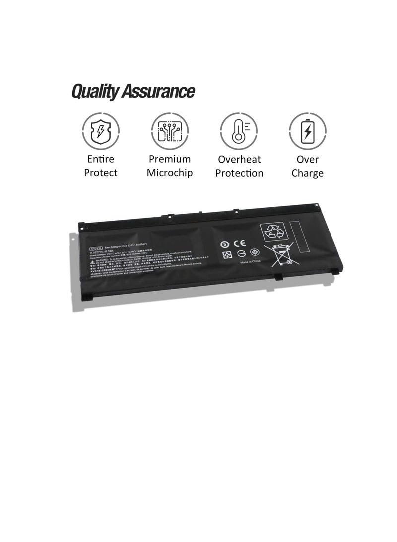 بطارية كمبيوتر محمول SR03XL لـ HP ZBook 15v G5 Mobile Workstation Pavilion 15-CX 17-CD 15T-CX0000 17T-CD000 17T-CD100 15-cx0001na 15-cx0019na HSTNN-DB8Q HSTNN-IB8L L08934-2B1 TPN-Q194 TPN-C133 - Image 3
