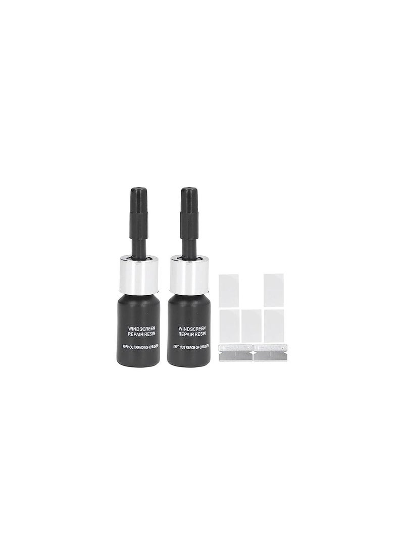 RATSAW 2Pcs Windshield Repair Liquid Kit Resin Car Windshield Crack Repair Tool Glass Repair Fluid Scratch Windshield Chip Cracks Repair Kit  - Image 1