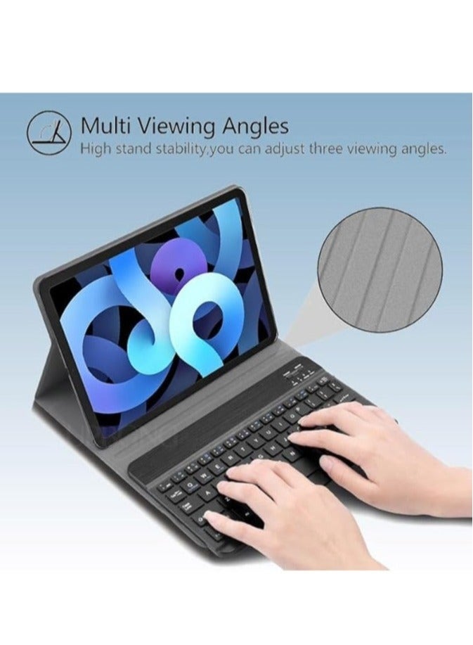 Bilingual Keyboard Case Compatible with Honor Pad X9/X8 Pro 11.5 inch 2023, Slim Protective Case with Detachable Wireless Bluetooth Keyboard & Mouse - Image 2