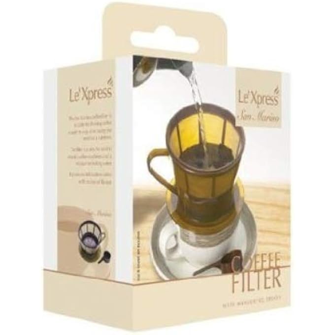 ريحني شاشة فلتر القهوة ومجموعة ملاعق القياس من LeXpress معبأة - Image 3