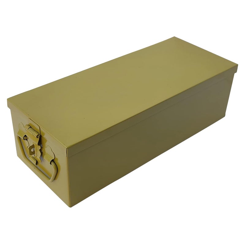 Ginoset Stainless Steel Locker Boxes Jewellery Boxes Cash Peti tools box for all use Size 122 Inch With Powdercoated Gold Finish Large - Image 1