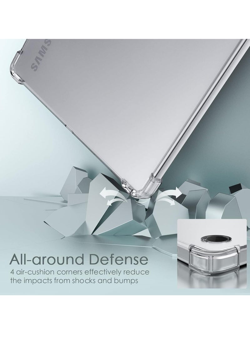 DUSALA Clear Case Cover for Samsung Galaxy Tab A9 8.7 inch(SM-X110, SM-X115), Air Hybrid Slim Fit Shockproof Crystal TPU Protective Case Cover for Samsung Galaxy Tab A9 2023 - Image 5
