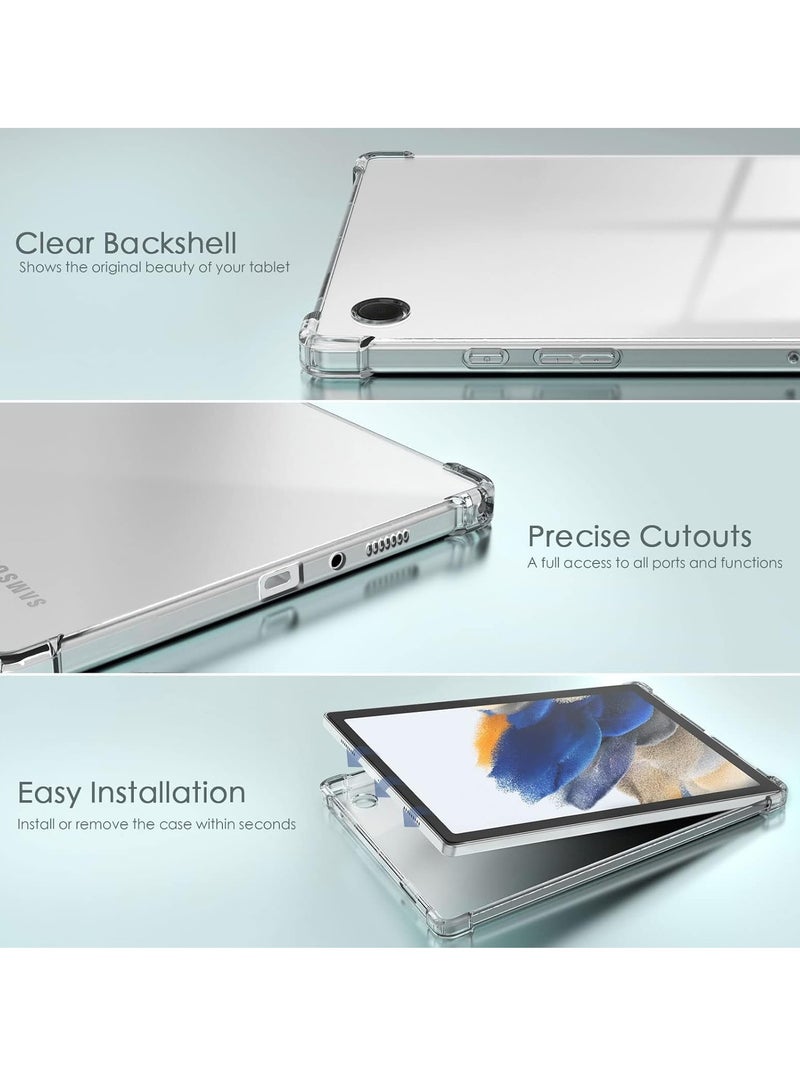 DUSALA Clear Case Cover for Samsung Galaxy Tab A9 8.7 inch(SM-X110, SM-X115), Air Hybrid Slim Fit Shockproof Crystal TPU Protective Case Cover for Samsung Galaxy Tab A9 2023 - Image 4