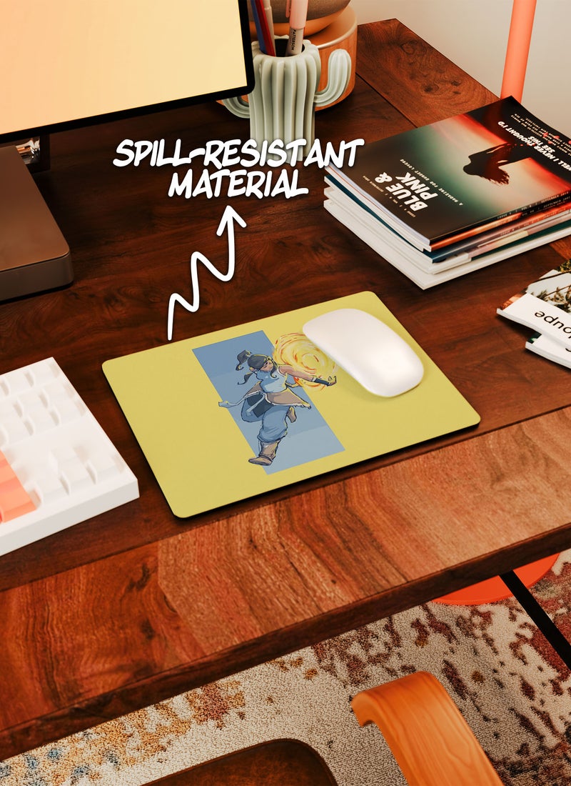 LOUD UNIVERSE Rectangular Desk Mouse Pad The Last Airbender Katara Waterbending Fire Non-Slip Rubber Base Mouse Pad - Image 5