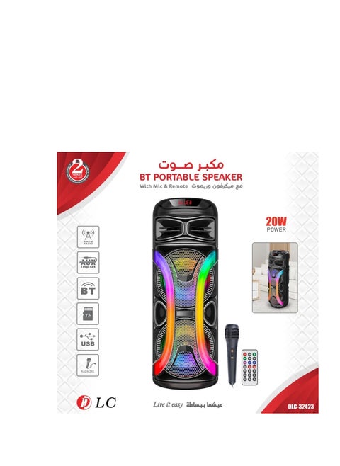 DLC Attractive Light-Up Speaker with Microphone and Remote