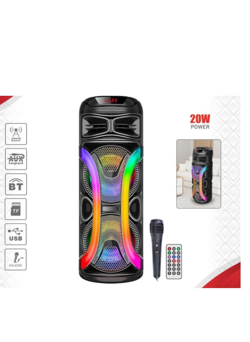 DLC - DLC Attractive Light-Up Speaker with Microphone and Remote - Image 1