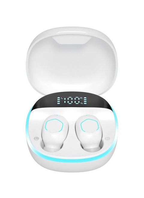 Kolinsky Private Model New M13 Wireless Binaural TWS Mini In-ear Digital Stereo 5.2 Bluetooth Headset(White)