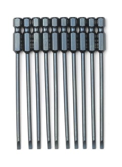 NIBEMINENT 10-Piece Electric Screwdriver Bit Set Grey  - Image 1