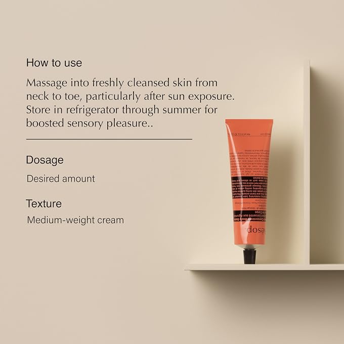 Aesop Rind Concentrate Travel Body Balm | Nourish and Smooth Skin with Shea and Cocoa Butter | Aloe Vera Juice to Soothe and Hydrate | 3.4oz / 100mL - Image 2