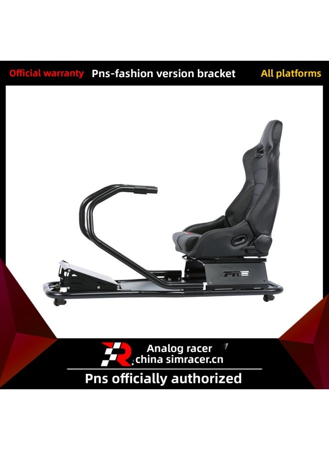 ماركة غير محددة Gaoxiang Gaox/Pns Fashion Version Racing Simulator عجلة القيادة قوس المقعد G29/T300Rs- لون المنتج: حامل الشاشة  - Image 2