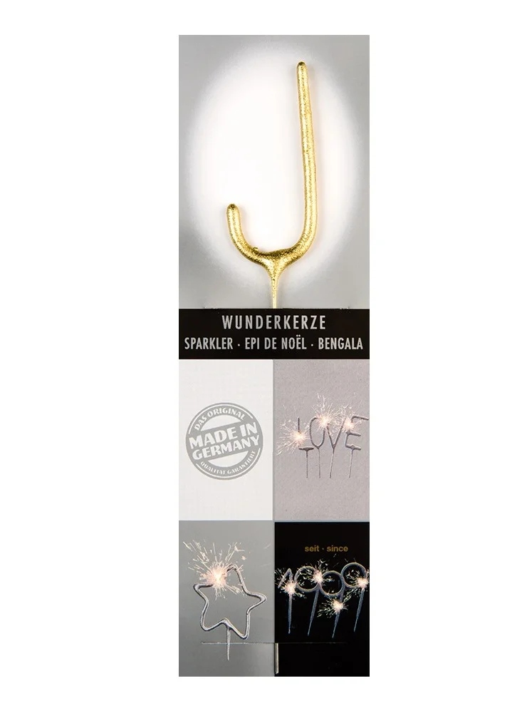 Wondercandle Gold Sparkler Candle J