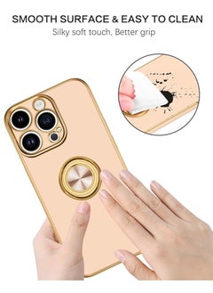 iPhone 15 Pro Max Soft Silicon Shockproof Luxury Gold Lining Case Rotatable Magnetic Ring Holder Kickstand Cover Full Camera Protection. - pzsku/Z6EB3221B837E4BD1DF78Z/45/_/1698850123/3ad0bb6e-9039-4503-a0a3-d0eed43c7987