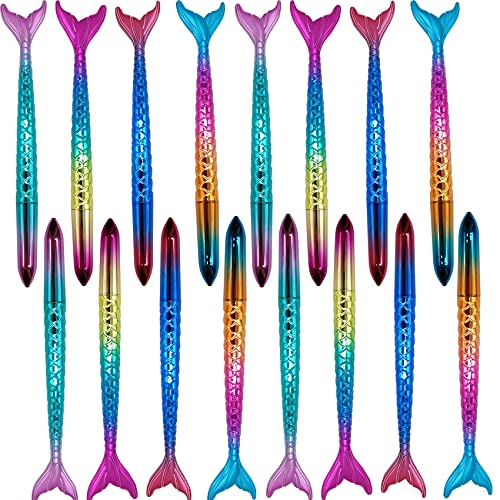 YOOHUA 20PCS Mermaid Tail Gel Pens for Child, Women, Coworkers, Hostess and Girlfriend, Great Party Supplies and School Supplies, Black Ink (0.5mm) - Image 5