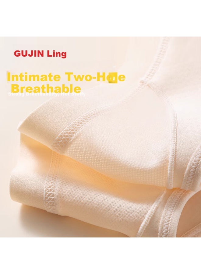 Gujin 2-pack Fixed Cup Teenage Girl Sports Bra Student Shockproof Underwear Female Big Kid Developmental Junior High School Vest L - Image 5