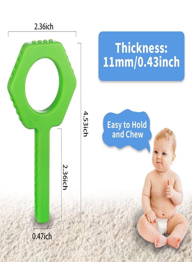 SOSKYGELO Sensory Chew Toys(Keys Shape) - 4Packs Chewy Tubes for Kids Sensory Needs, Teething Sticks Toys for Autism, ADHD, SPD, Silicone Made Multicolor Chewlery Tubes for Kids - Image 2