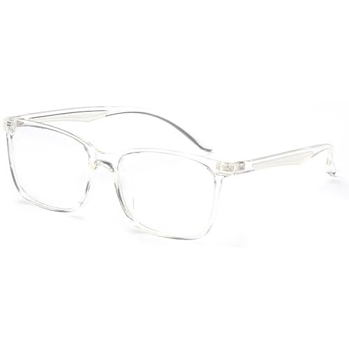 ANRRI Blue Light Glasses Men Women Transparent Blue Light Blocking Computer Glasses Anti Eyestrain Lightweight Clear Frame - Image 1
