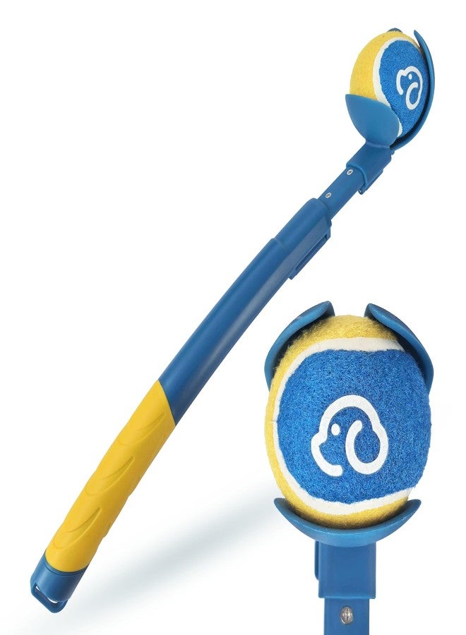 Extendable Dog Ball Thrower – Hands-Free Pickup, Telescopic Fetch Launcher with Clip & Ball for Outdoor Play - Image 1