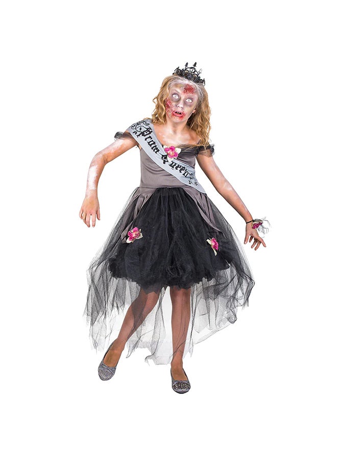 Mad Costumes Zombie Prom Queen Kids Costume 5-6 Years - Image 2