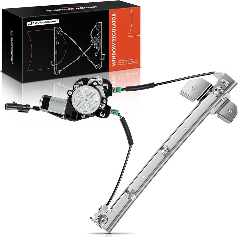 A-Premium Power Electric Window Regulator with Motor for Dodge B1500 B2500 B3500 Ram 1500 Van 1998-2003 Front Passenger Side - Image 1