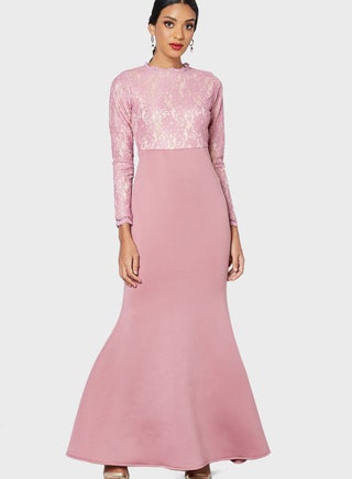 Lace Bodice Trumpet Dress - pzsku/Z6EB3A45F61366250642CZ/45/1746746746/d31a37fe-cb8c-4efb-9bc9-6347b4b499c7