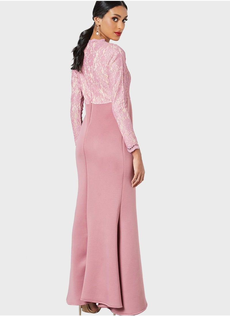 SIVVI for HANIYA Lace Detail Bodycon Dress  - Image 2