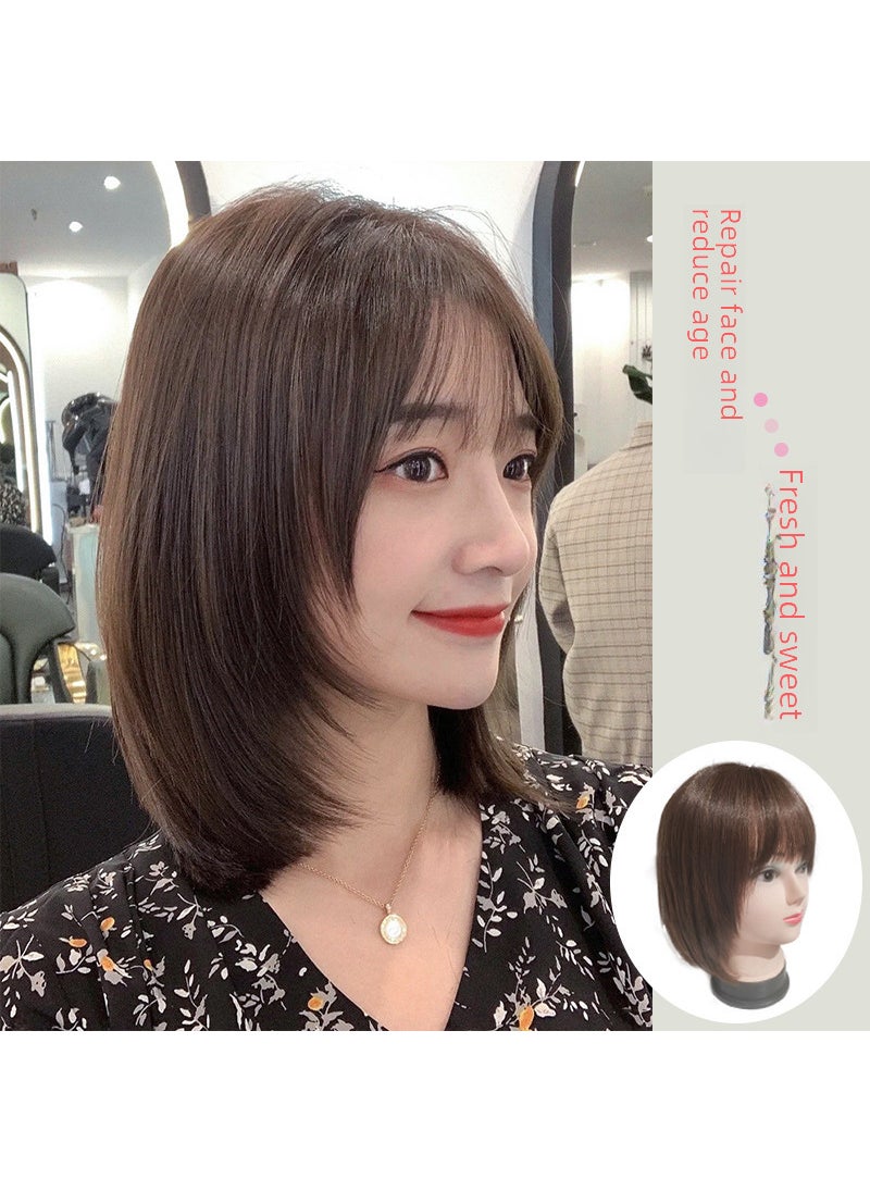 Real Hair Wig for Women Mid-Length Locks40CM-Mocha Brown 40CM-Mocha Brown - pzsku/Z6EB3B0C5DDB2091F8FE4Z/45/_/1725161412/51fe2221-f451-4450-8506-4e9ee024e72e