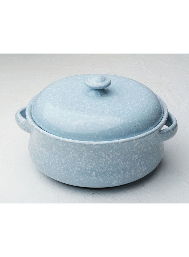 Home Pro Blue Pottery Casserole - Image 1
