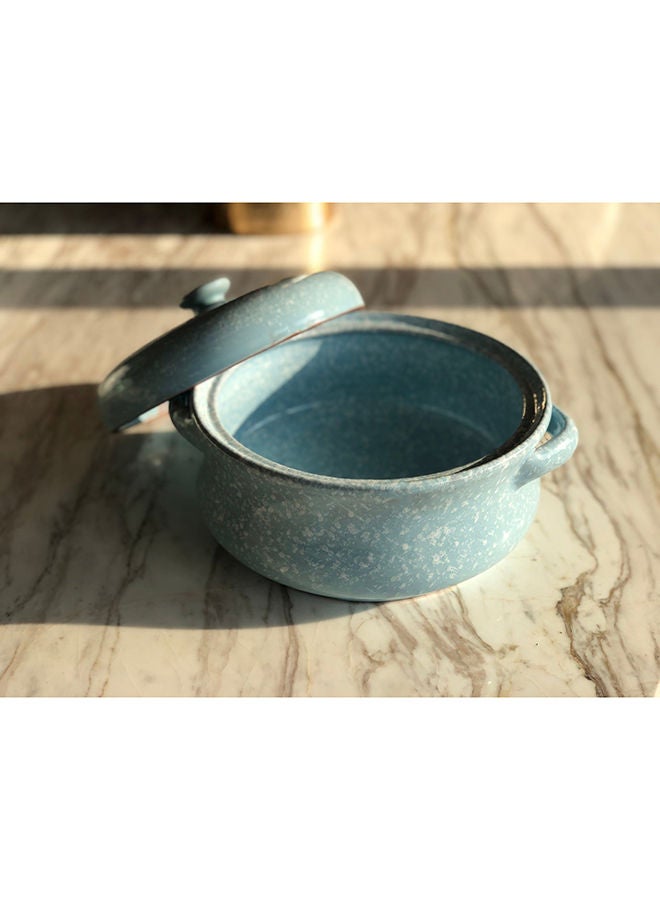 Home Pro Blue Pottery Casserole - Image 4
