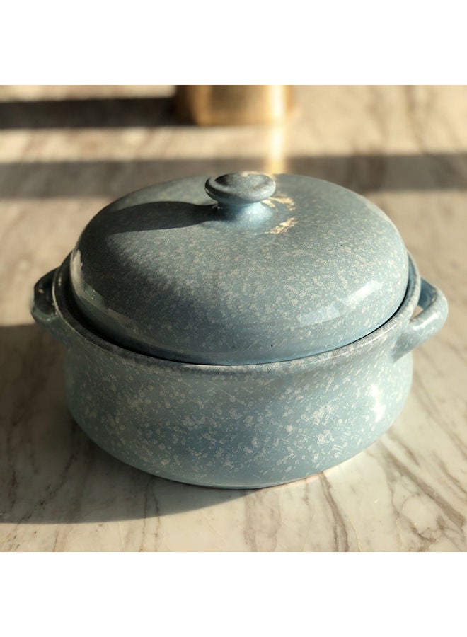 Home Pro Blue Pottery Casserole - Image 3