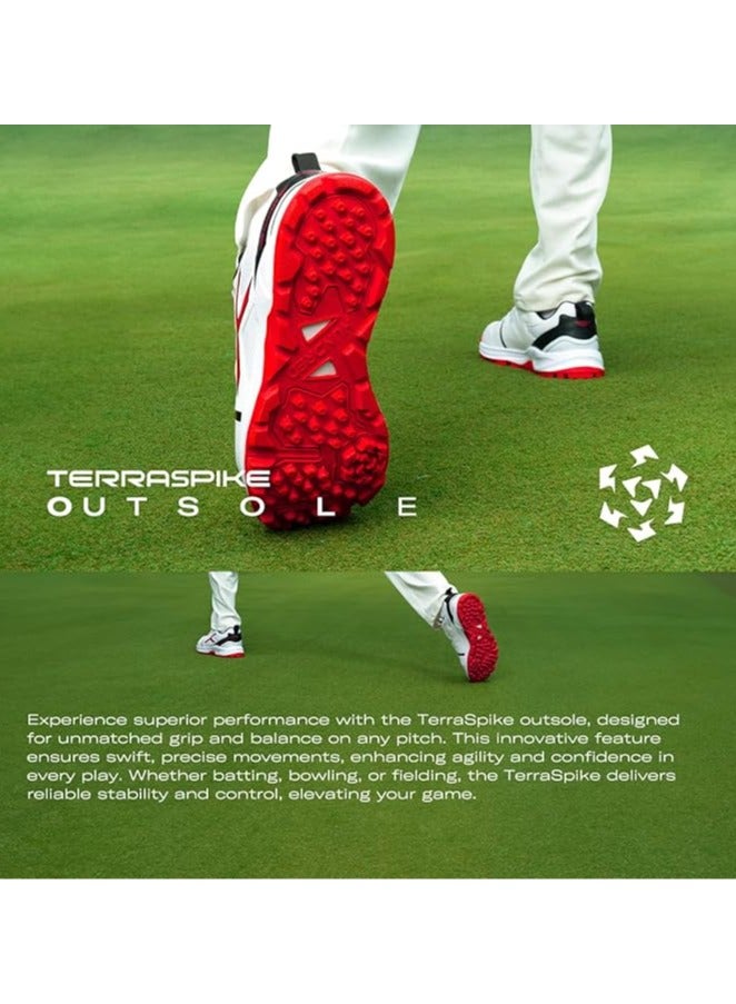 HUNDRED Hyperturf Cricket Shoes for Turf, Ground & Hard Pitches | Lightweight & Durable Sports Footwear with TerraSpike Rubber Studs, Shock-Absorbing Midsole & Stability Plate for Grip, Comfort & Support - Image 4