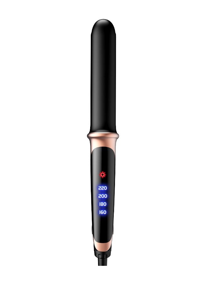 Generic - Hair Straightener, hair iron, flattening iron for hair, can also curl hair, 4 heat setting, Fast Heat up(Black) - Image 1