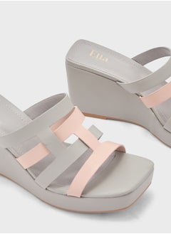 ELLA Strappy Wedge Sandal  - Image 4