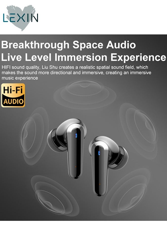 LEXIN Smart Touch Screen Bluetooth Earphones, Touch Control, Arabic Language Support, Sport Waterproof  - Image 4
